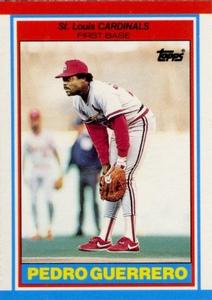 1989 Topps UK Minis Baseball Cards     034      Pedro Guerrero
